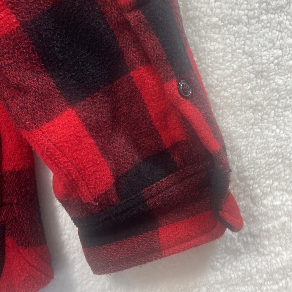 Old Navy Insulated Button Down. Red And Black Che… - image 6